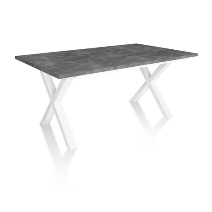 Mesa de comedor Oana 170 Cemento Blanco