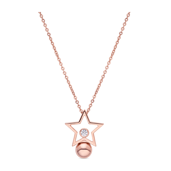 Collar Losath acabado oro rosa 18k