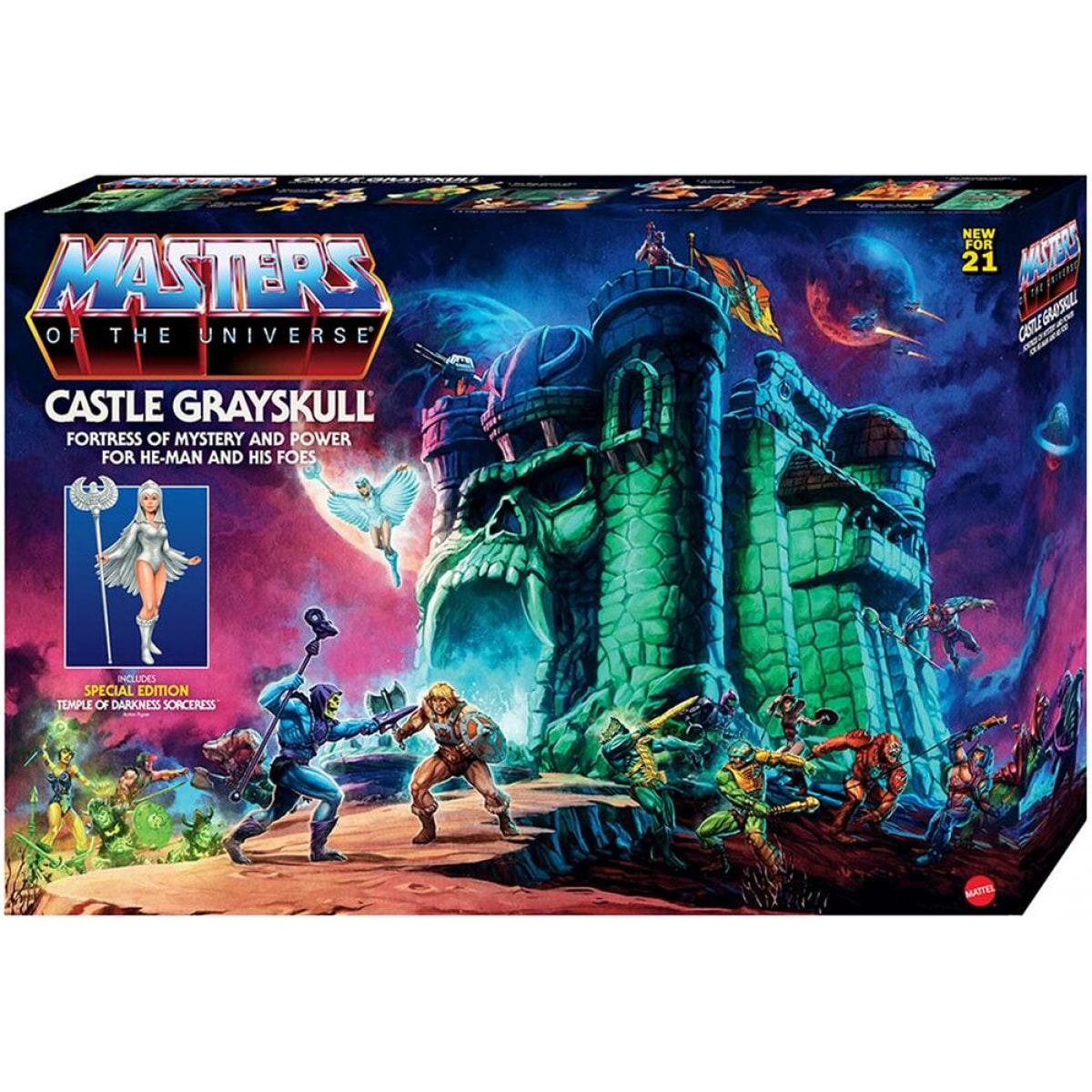 Masters of the Universe Figura Castello di Grayskull Origins 2021 Mattel