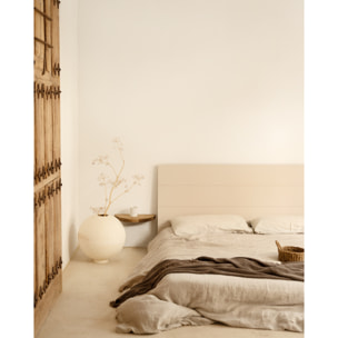 Mesita de noche de madera maciza flotante en tono roble oscuro de 3x40cm Alto: 3.2 Largo: 40 Ancho: 19.5