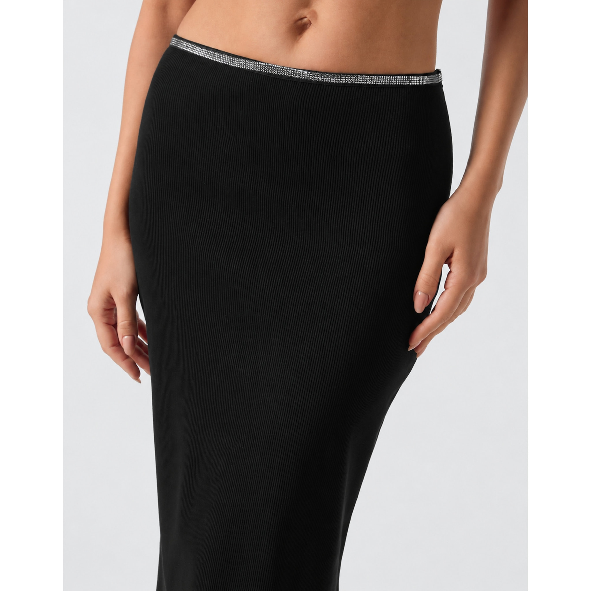 PHILIPP PLEIN Falda larga SIGNATURE