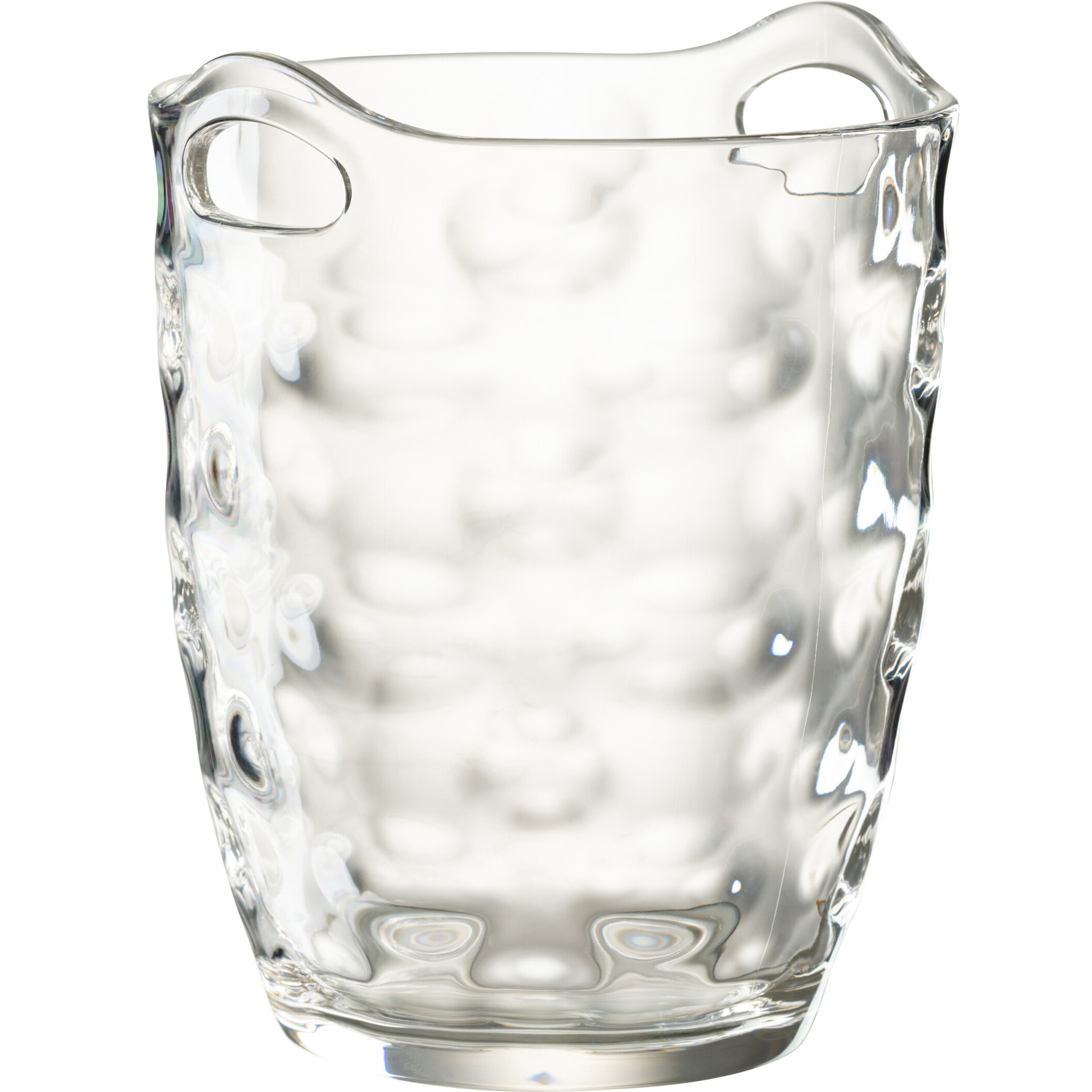 J-Line seau à glace Leonard - plastique - transparent