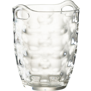 J-Line seau à glace Leonard - plastique - transparent