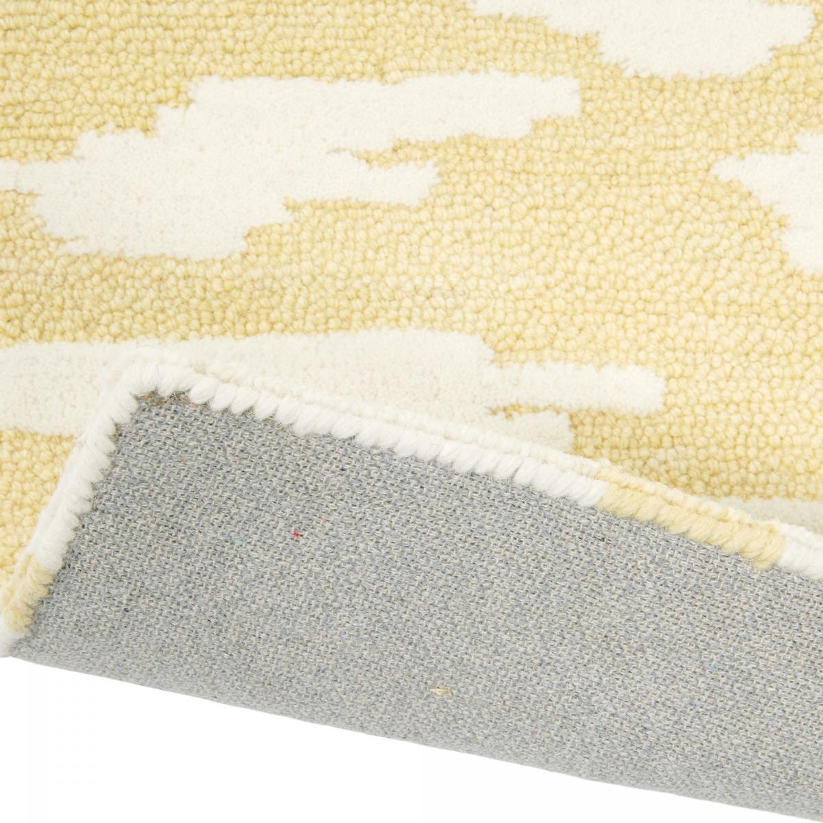 Tapis salon et chambre fait à la main en laine motif abstrait VAHA