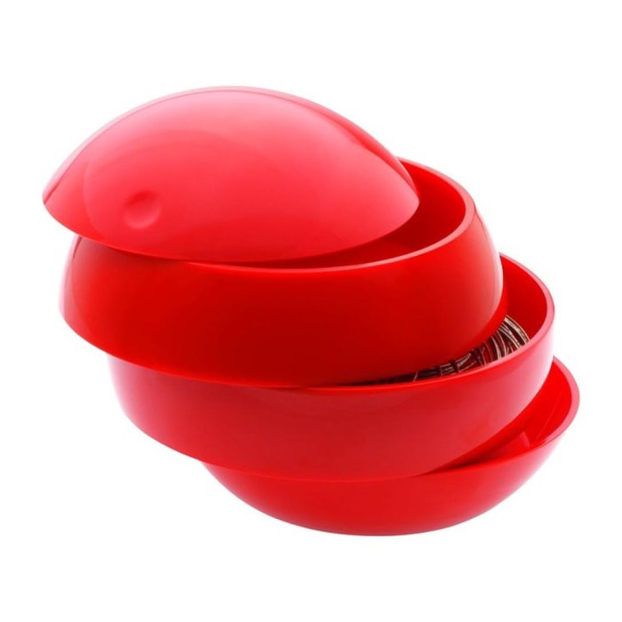 Organisateur de maquillage Box-Beauté BOWL Rouge Spirella