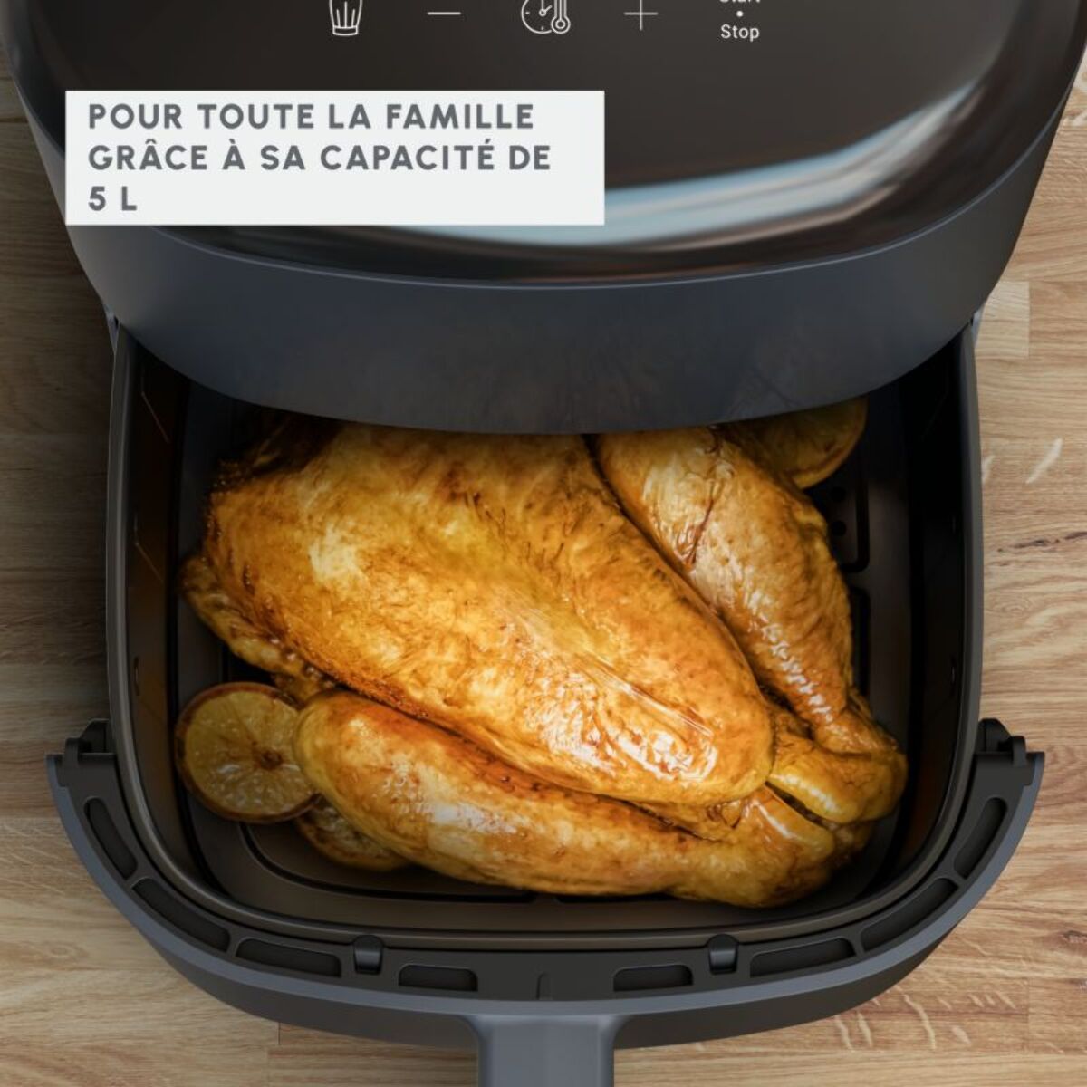 Friteuse sans huile MOULINEX Easy fry max 5L EZ245B20
