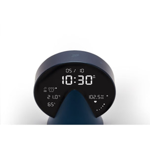Radio réveil LEXON Conic Clock avec fonction Bluetooth Bleu
