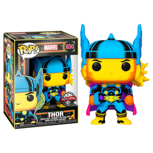 Marvel Black Light Funko POP Super Eroi Vinile Figura Thor 9 cm Esclusiva