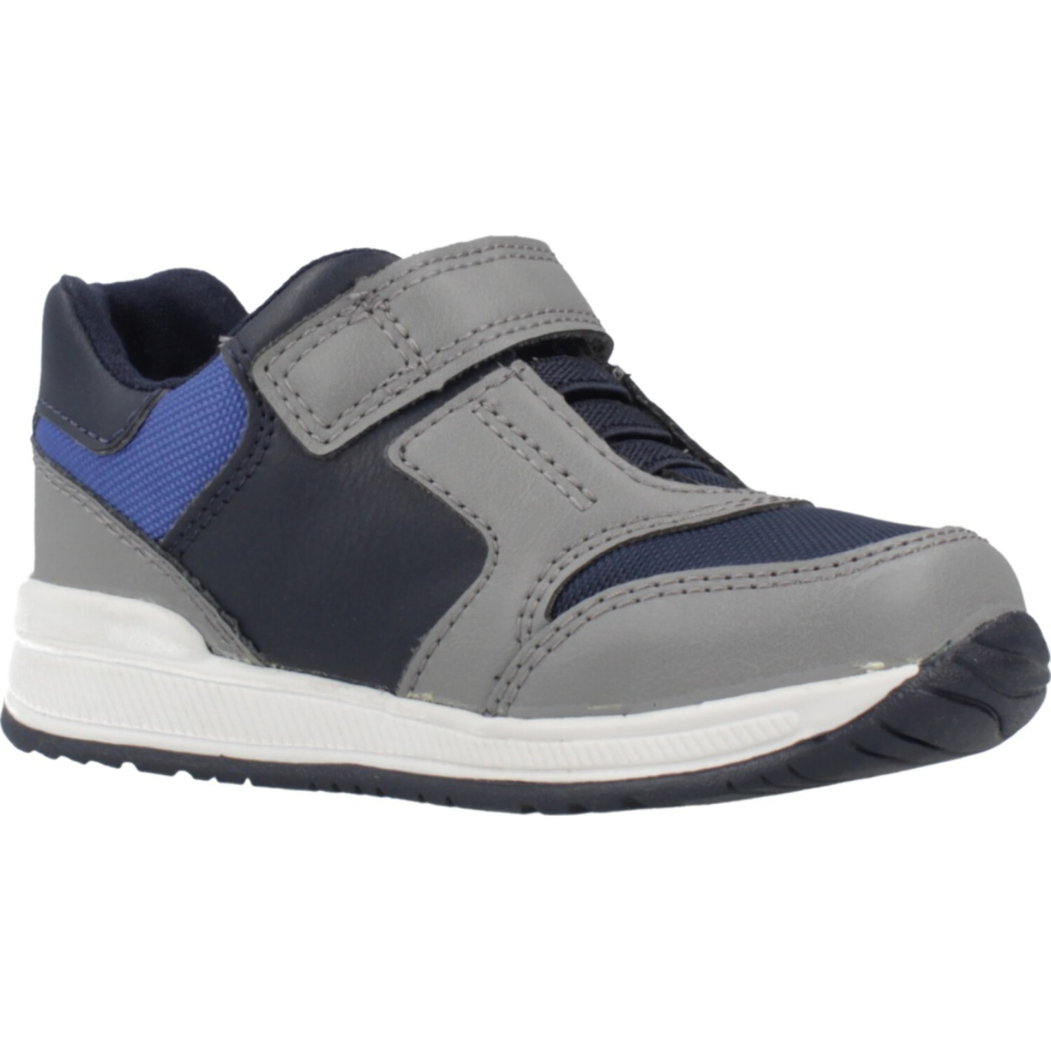 Zapatillas Niño de la marca GEOX  modelo B RISHON BOY GRIS