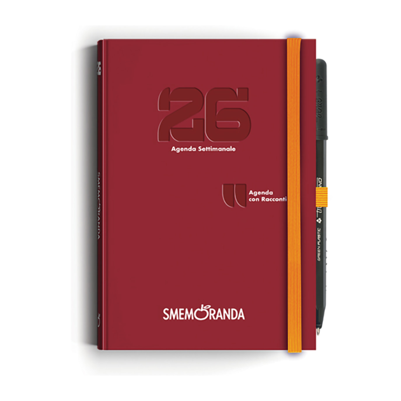 Agenda Smemoranda Racconti 2026 Settimanale 12 mesi , B6, bordeaux