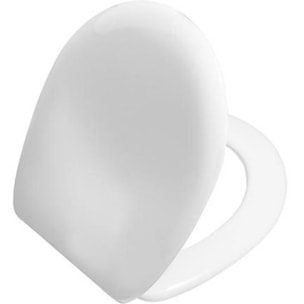 Ricordi abattant WC universel en duroplast, charnières métalliques, blanc (05-003-001)