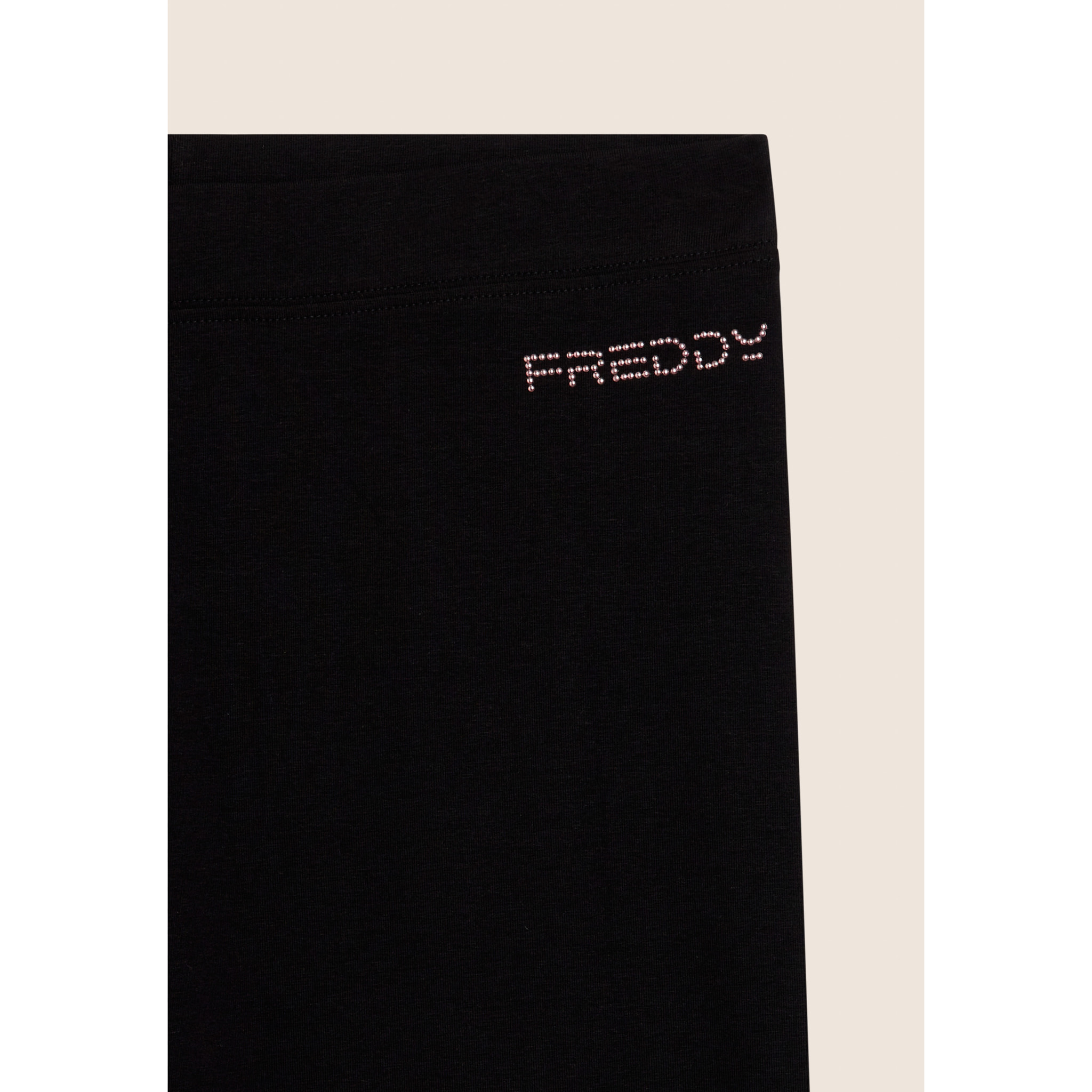 Leggings Biker in Jersey pesante con Logo FREDDY