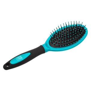 Brosse rubber métal tête ovale