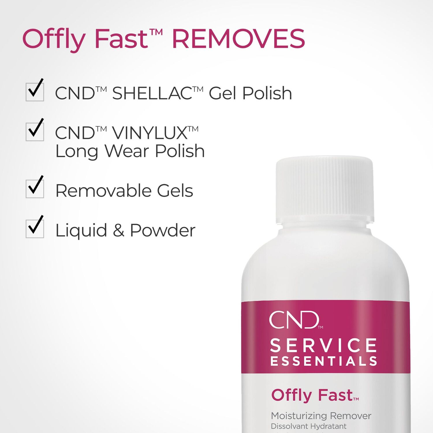 Offly Fast™ - Dissolvant Hydratant 59 ml