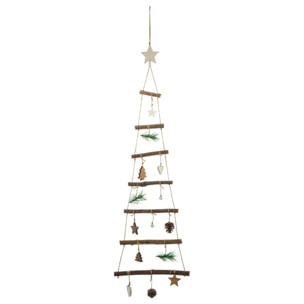 Décoration Sapin Bois Suspension
