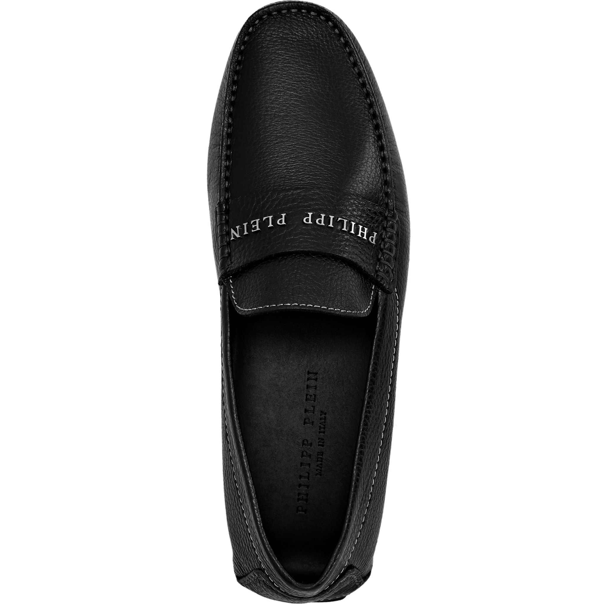 PHILIPP PLEIN Leather Moccasin