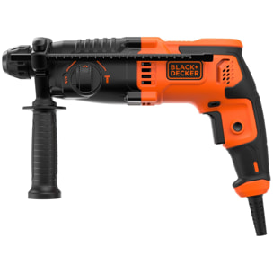 Perforateur SDS+ 650W - 3 fonctions perforation/perçage simple/burinage, 1,6J, 1600 trs/min, 5500 cps/min