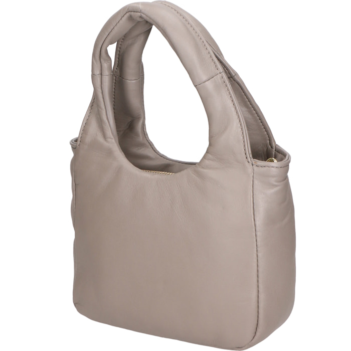 Borsa a mano da Donna Virna in Vera Pelle Made in Italy 17x24x8 cm