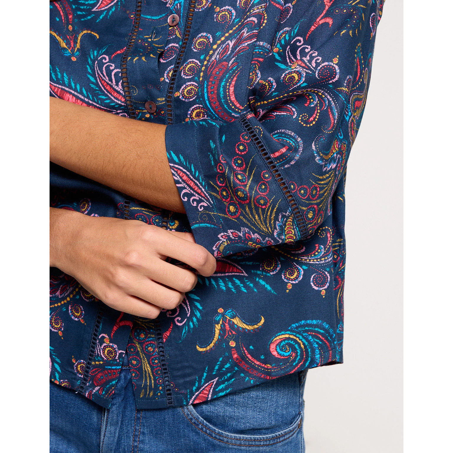 Camisa Manga Larga Azul Marino - Herisir