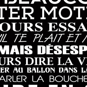 Les règles de la maison 1, Tableau Deco, Tableau cuisine, fabrication française , 50x80 cm Toile imprimée