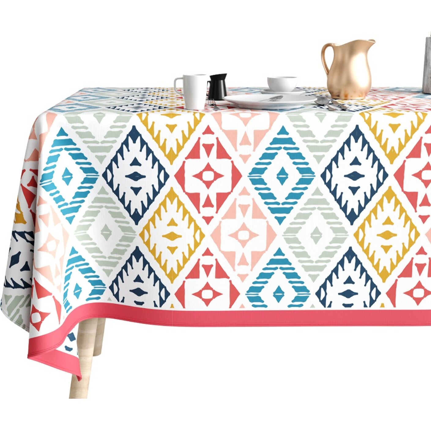 Nappe imprimée Coton Anti Tache Mexica