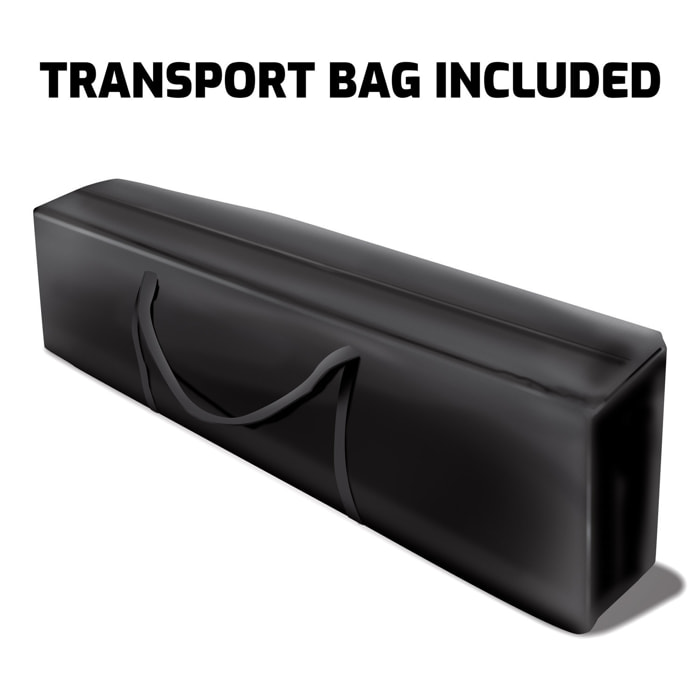 Kebon Tenda / Gazebo Per Giardino 3X4,5 Mt Impermeabile Tendone Pieghevole Per Fiere E Mercati Colore Nero