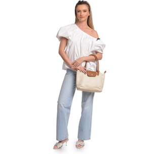 Borsa a tracolla Anna Luchini Beige