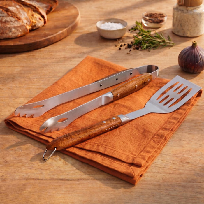 Set de spatule et pince de barbecue - "Sève"