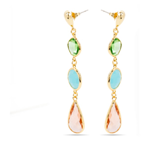 Pendientes acabado en oro amarillo de 18k