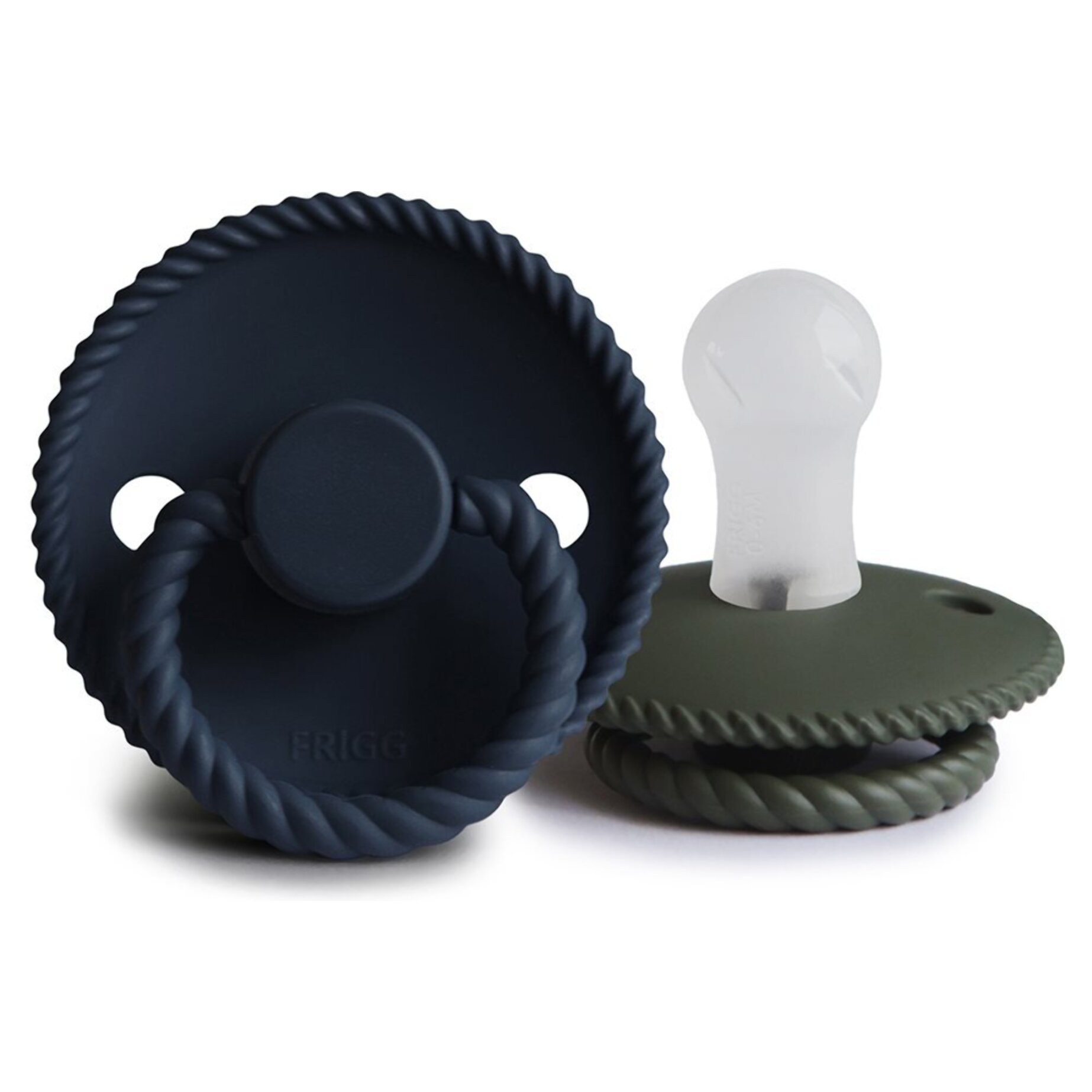 Frigg Pack 2 Chupetes Block Silicona Rope