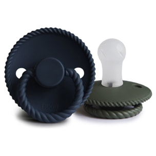 Frigg Pack 2 Chupetes Block Silicona Rope