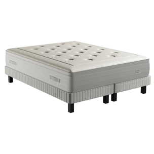 Ensemble REFLEXION matelas H33 ressort ensachés, ferme, 2 sommiers