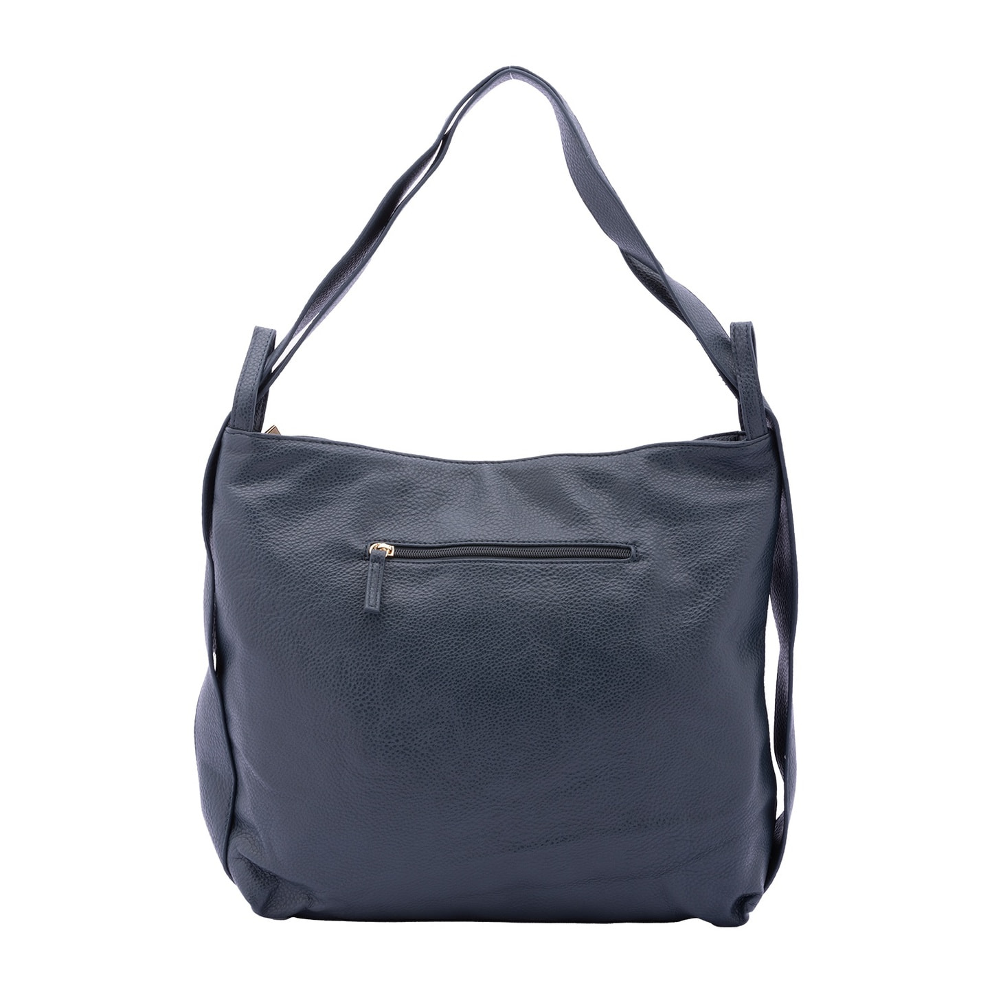 Borsa a spalla da donna - Modello False - Ecopelle e poliestere - 40.0 x 33.0 x 11.0 cm