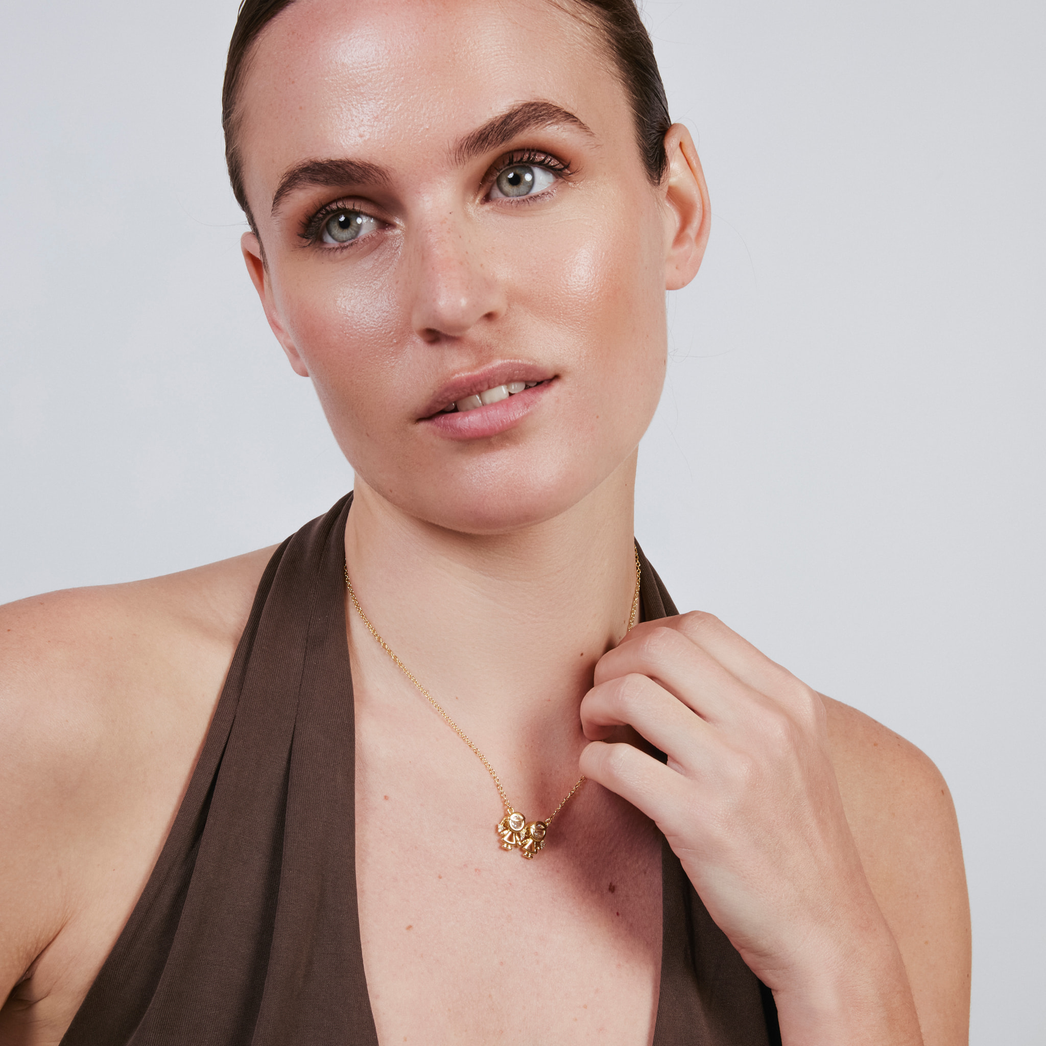 Collar Girls acabado oro amarillo 18k