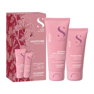 ALFAPARF MILANO Set Semi Di Lino Moisture Nutritive Shampoo 75ml + Mask 50ml