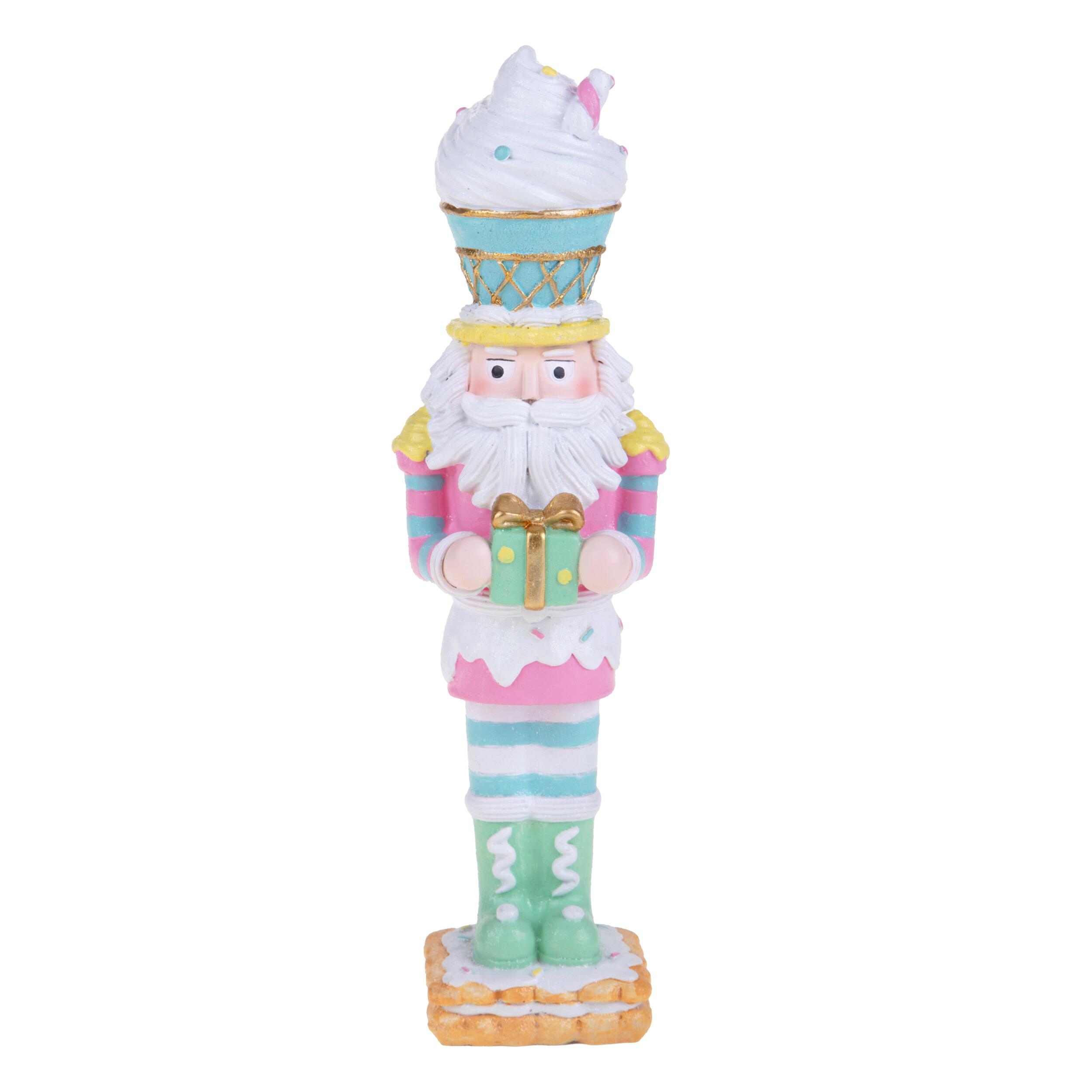 Schiaccianoci Babbo Natale - Pezzi 1 - Colore Rosa - 8,5x30Hx7,5cm - Bianchi Dino