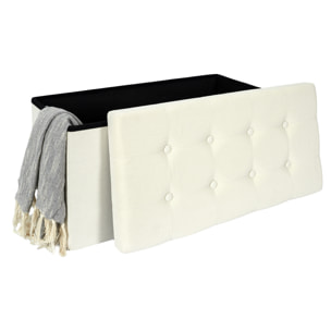 Coffre Banc Pliable Eleonor Beige