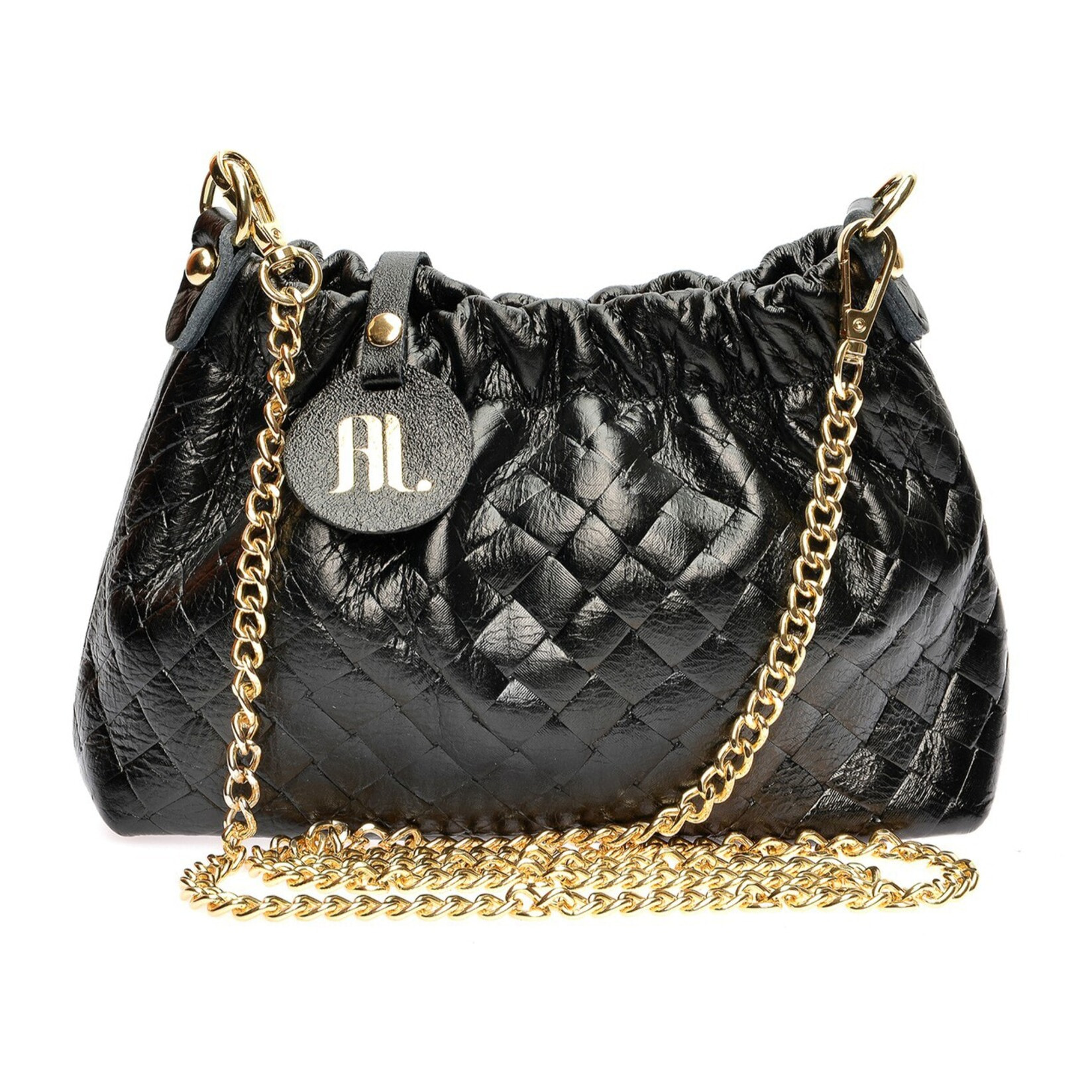 Borsa a spalla Anna Luchini Nero