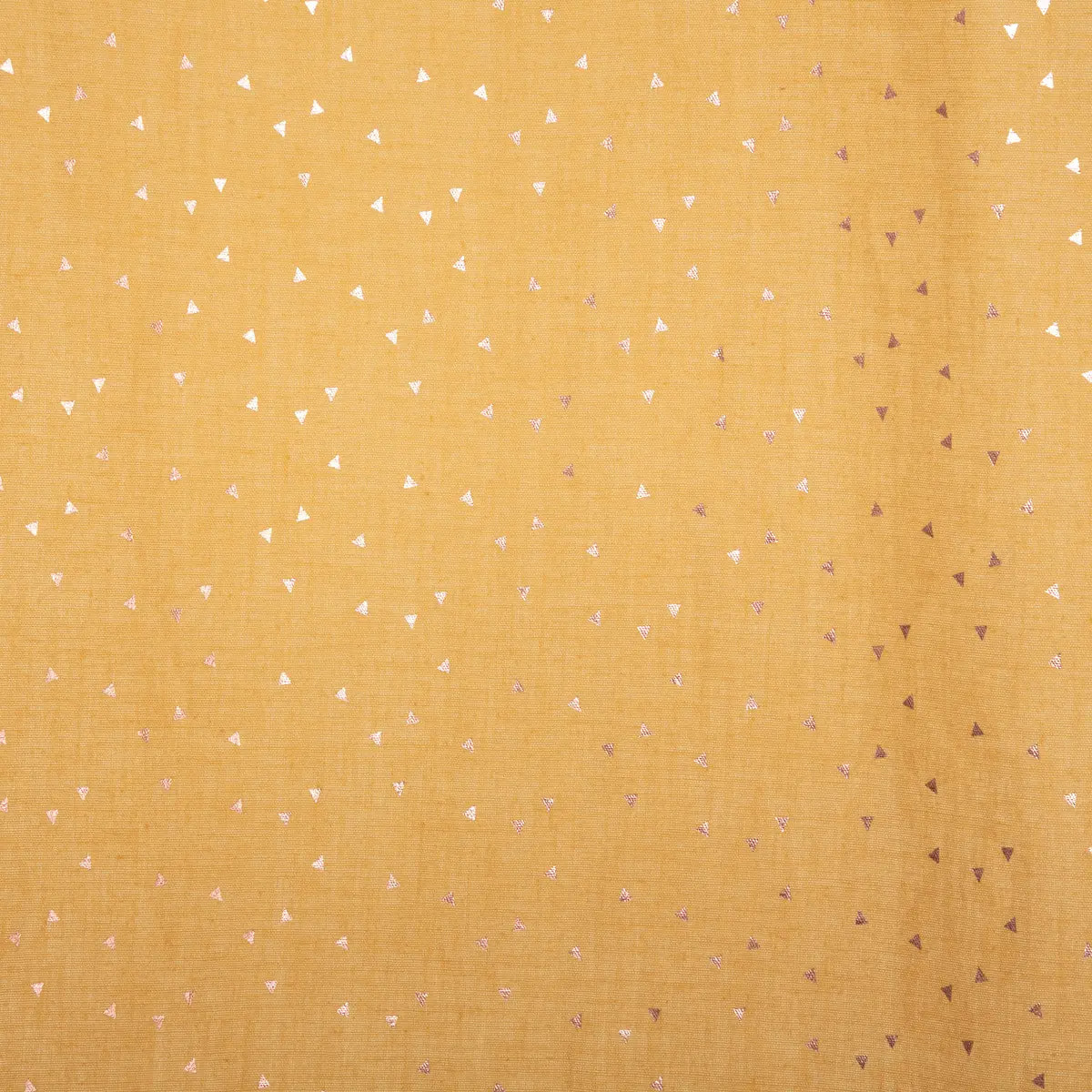 Rideau "Berlingot" jaune moutarde 140x250cm
