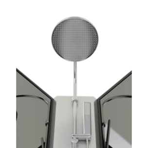 Cabine de douche 1/4 de cercle 85x85x225cm - NEBULA