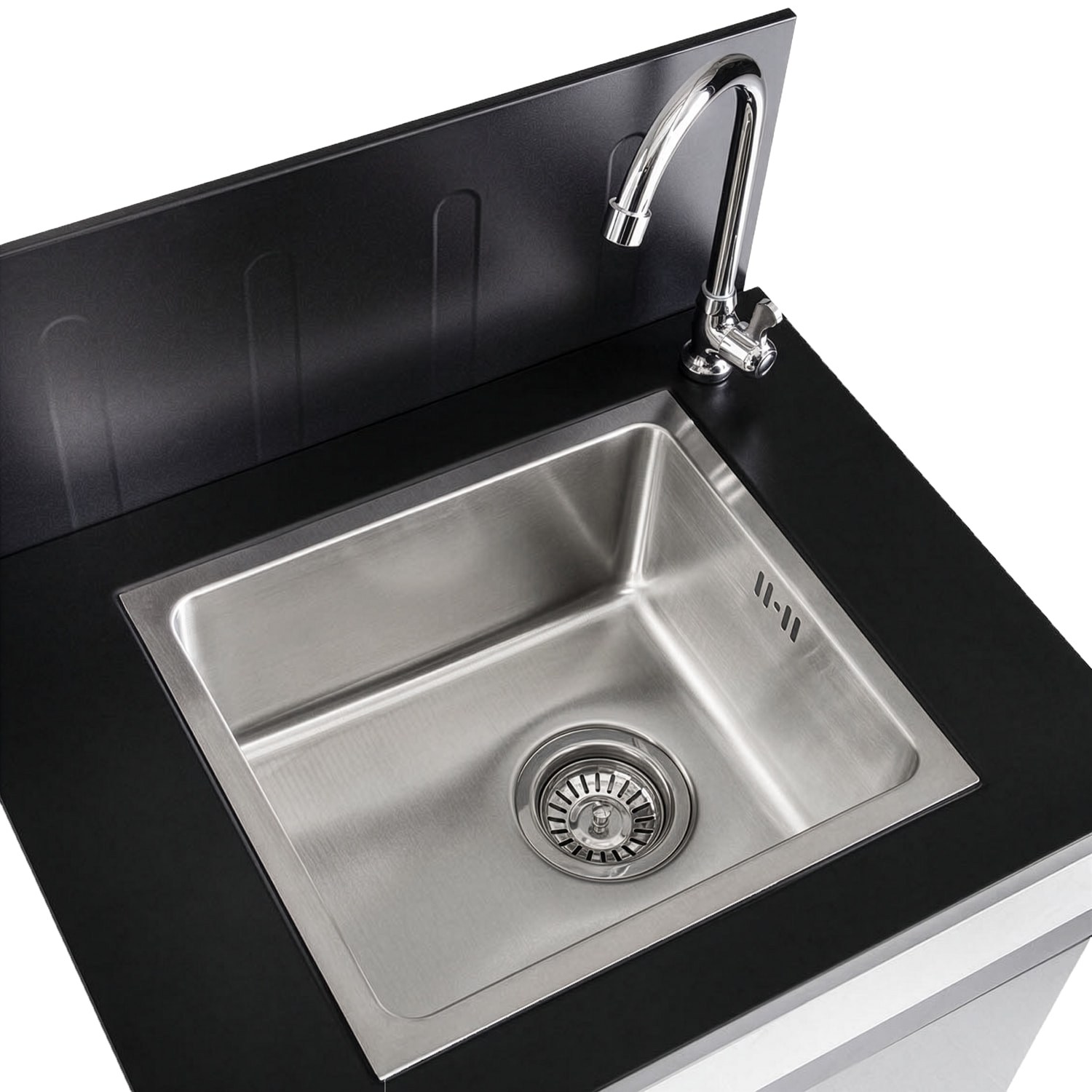 COOK'IN GARDEN - Cuisine extérieure modulable FIDGI 3 avec housse