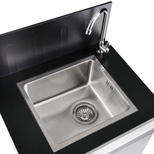 COOK'IN GARDEN - Cuisine extérieure modulable FIDGI 3 avec housse