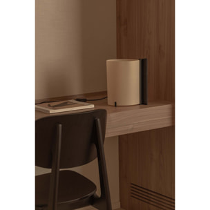 CATA Lampe de table frêne noir