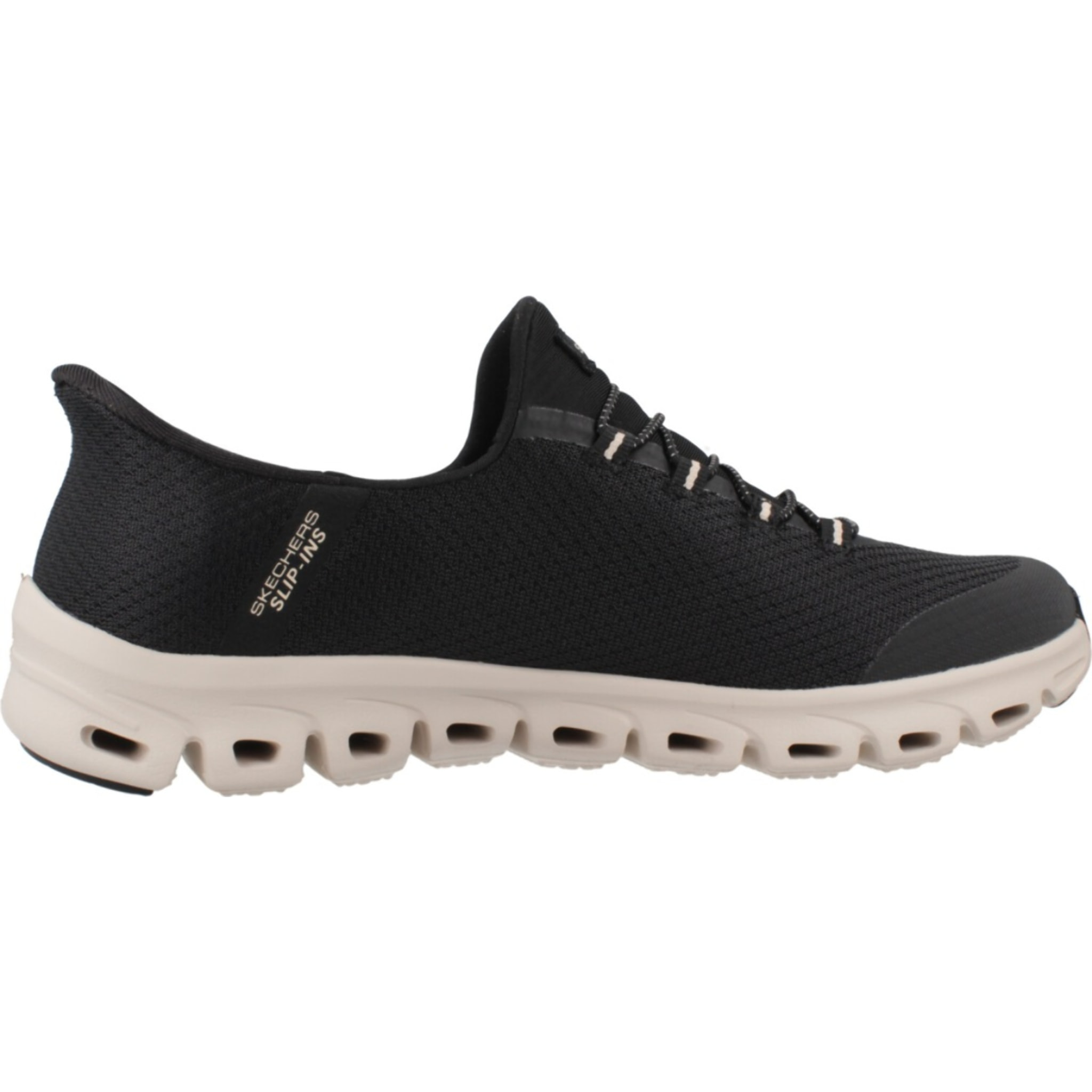 Sneakers De  Mujer Slip-ins Glide Step Vibey Negro