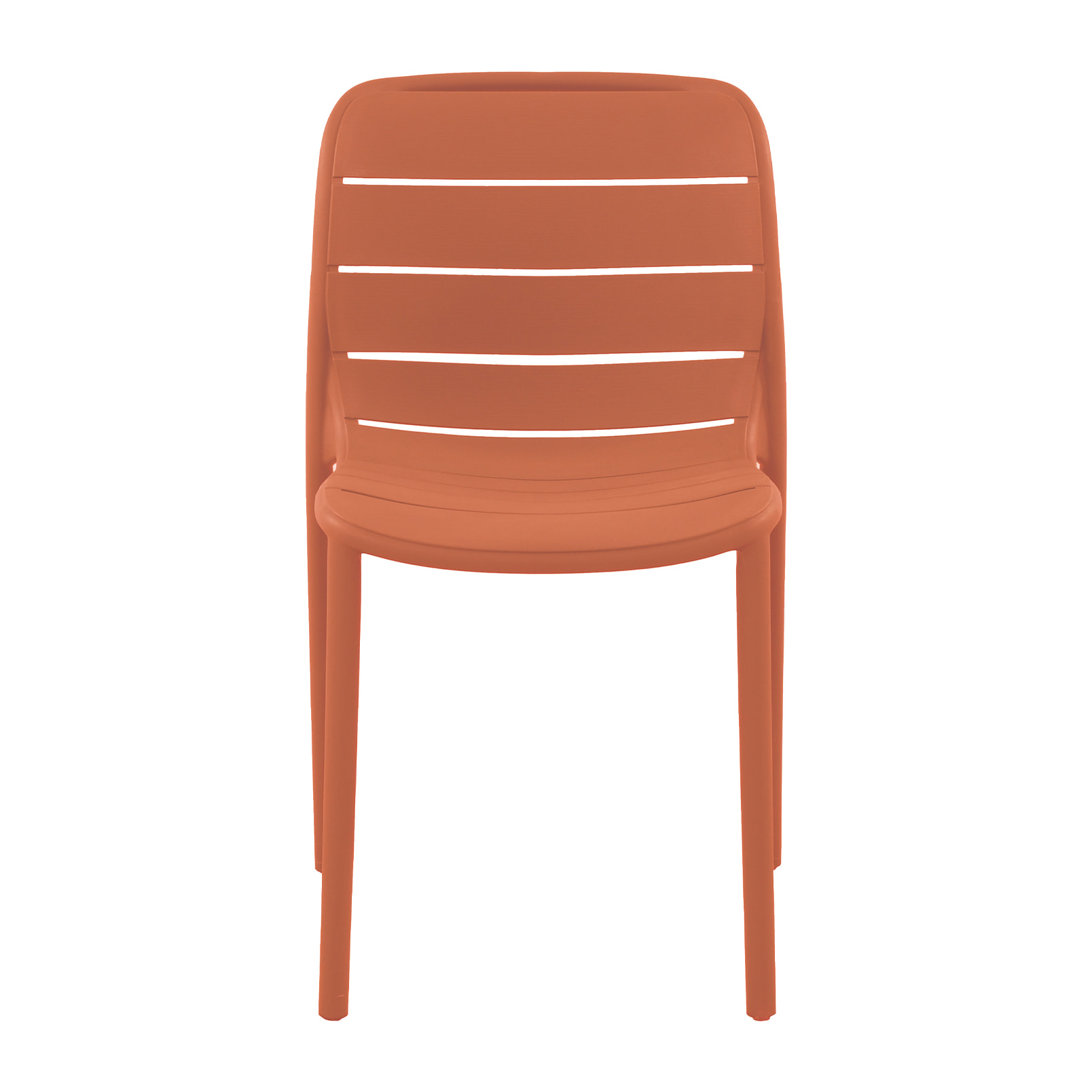 Set Da 4, Sedia Itaca In Polipropilene Terracotta