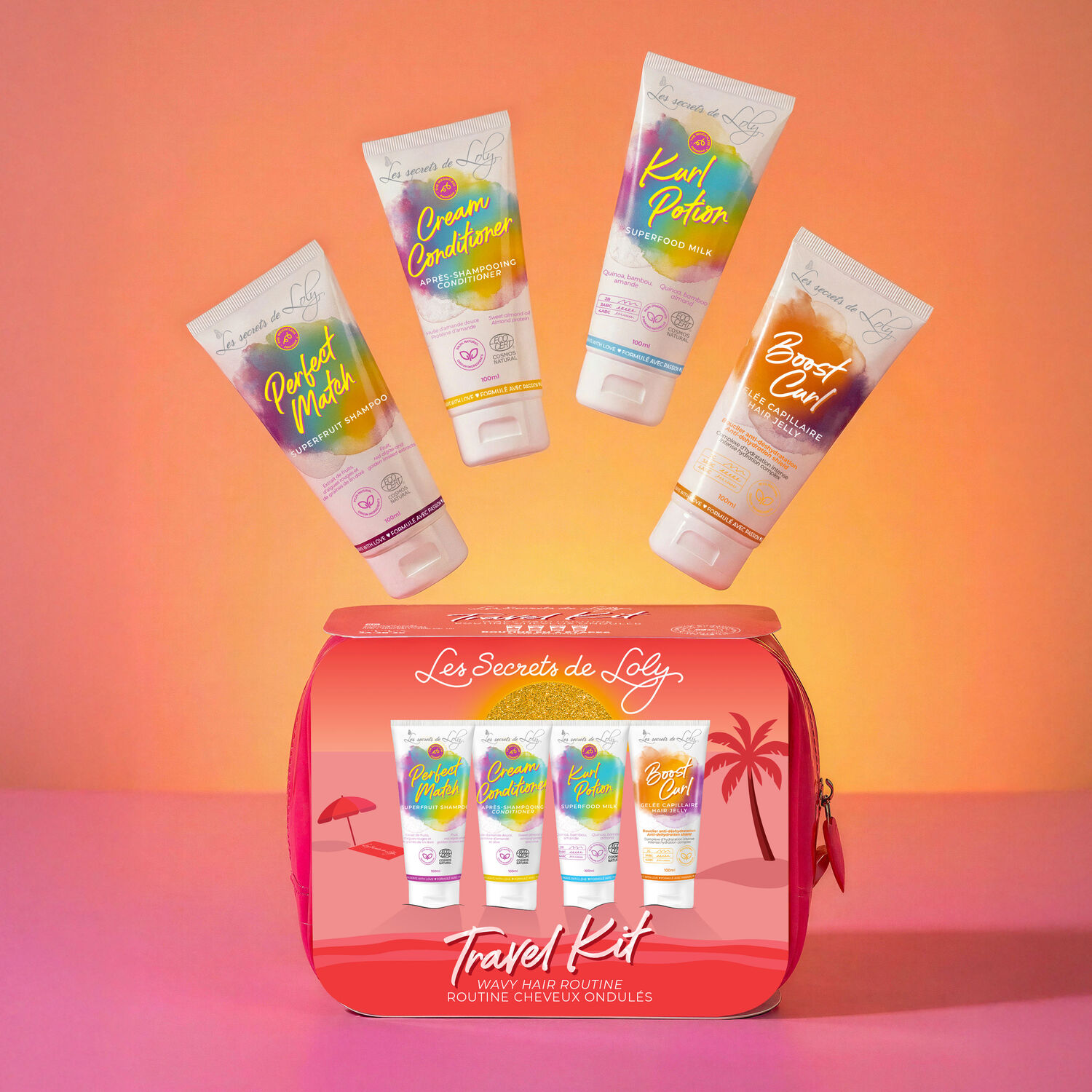 Wavy Hair Routine - Coffret Indispensables Cheveux Ondulés 4x100ml