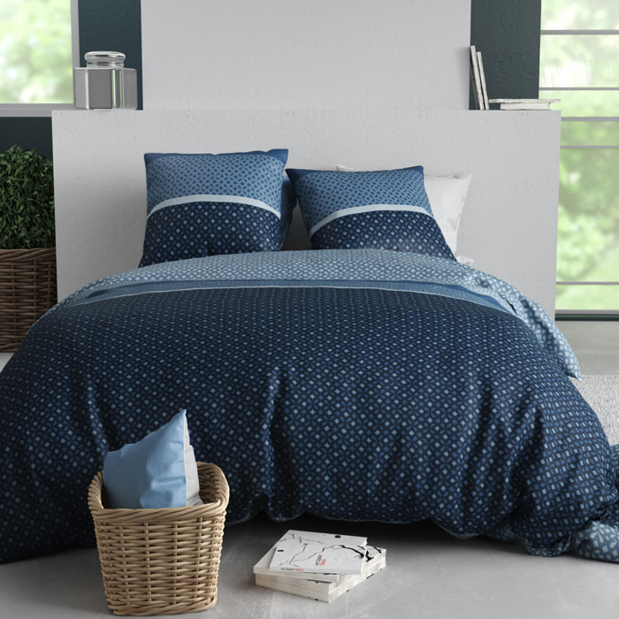 Parure housse de couette imprimé 100% polyester - rosie