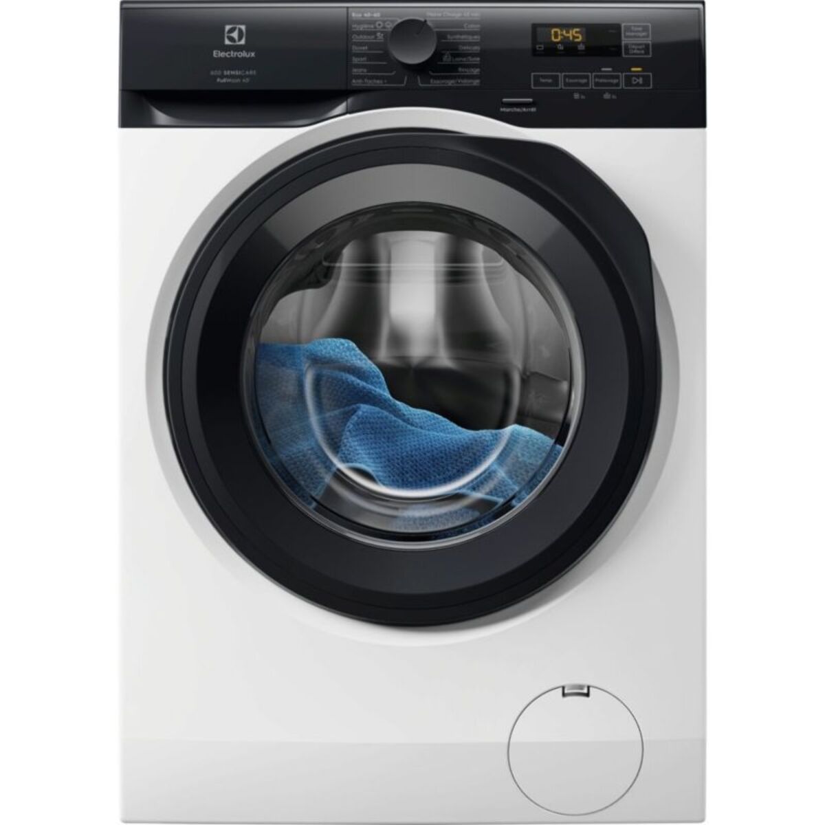 Lave linge hublot ELECTROLUX EW6EE1041AB - 10,5 kg - 1400 tr/min - Classe A - Moteur induction