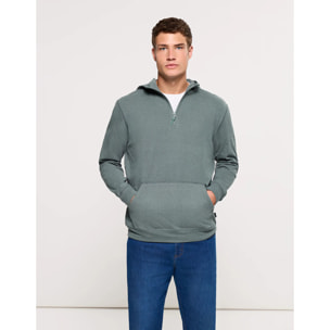 Sudadera con Capucha Verde - Camies