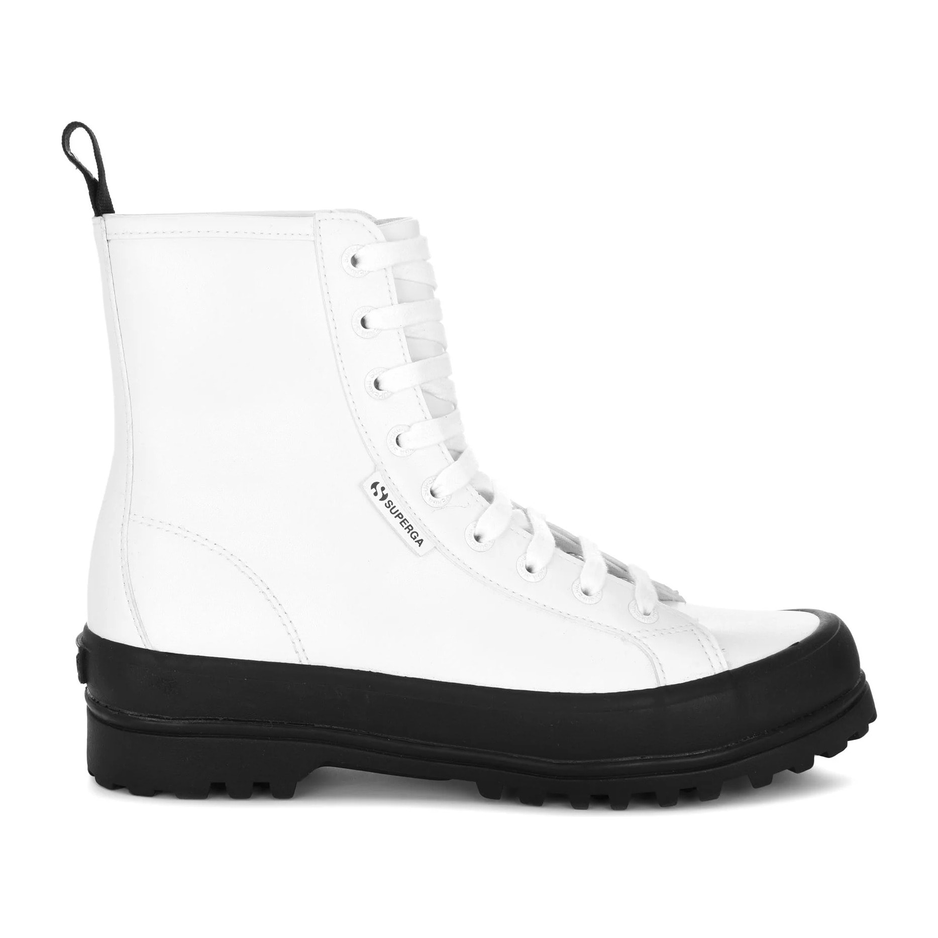 Superga - Botines Mujer Blanco - 2643 ALPINA VEGAN MATERIAL